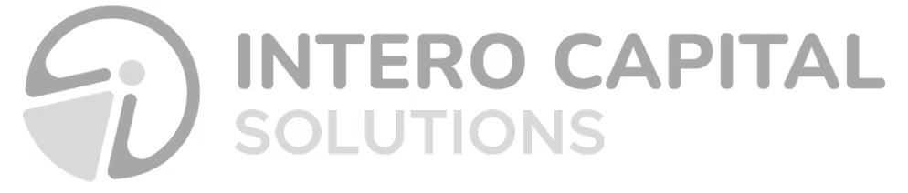 Intero Capital Solutions logo with stylized circular icon and text.